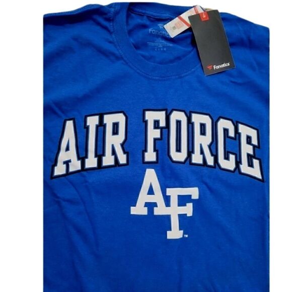 Air Force Falcons Fanatics Branded Distressed Arch Long Sleeve Shirt XL Royal - Picture 9 of 9